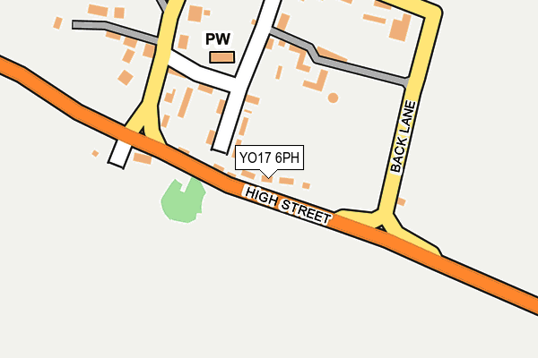 YO17 6PH map - OS OpenMap – Local (Ordnance Survey)