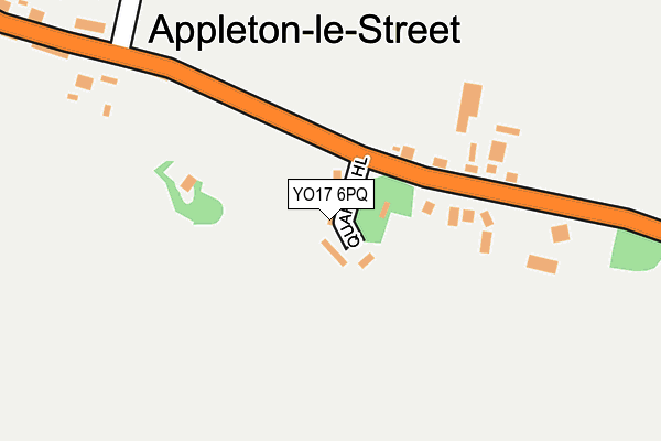 YO17 6PQ map - OS OpenMap – Local (Ordnance Survey)