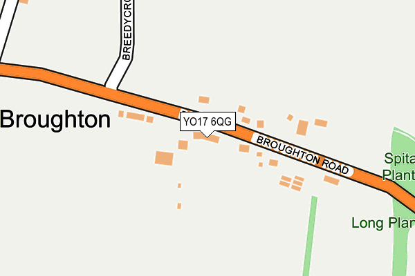 YO17 6QG map - OS OpenMap – Local (Ordnance Survey)