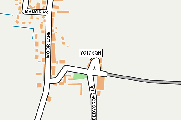 YO17 6QH map - OS OpenMap – Local (Ordnance Survey)