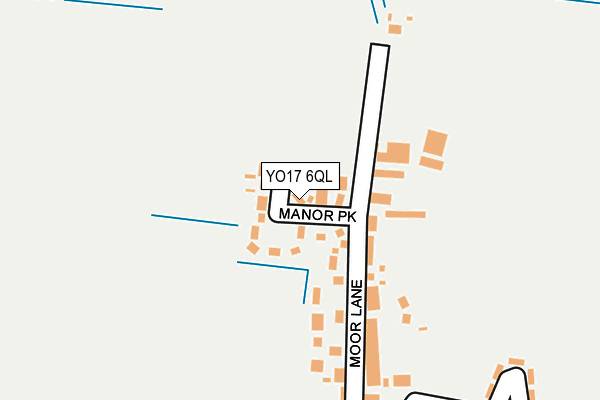 YO17 6QL map - OS OpenMap – Local (Ordnance Survey)