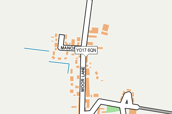 YO17 6QN map - OS OpenMap – Local (Ordnance Survey)