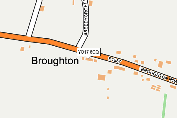 YO17 6QQ map - OS OpenMap – Local (Ordnance Survey)
