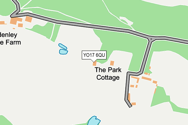 YO17 6QU map - OS OpenMap – Local (Ordnance Survey)