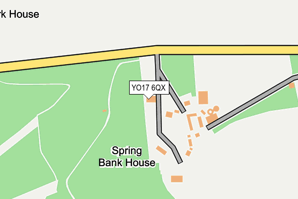 YO17 6QX map - OS OpenMap – Local (Ordnance Survey)