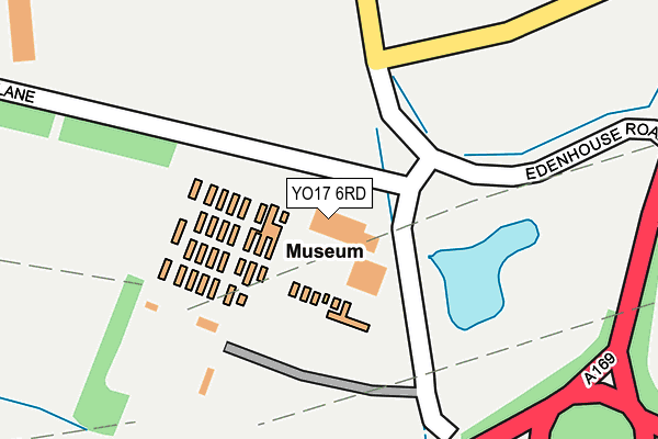 YO17 6RD map - OS OpenMap – Local (Ordnance Survey)