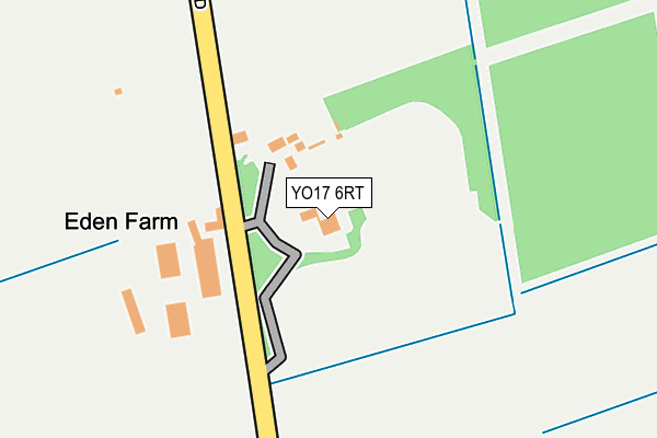 YO17 6RT map - OS OpenMap – Local (Ordnance Survey)