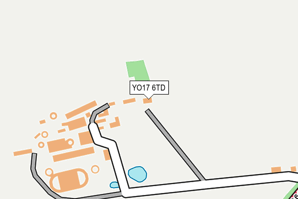 YO17 6TD map - OS OpenMap – Local (Ordnance Survey)