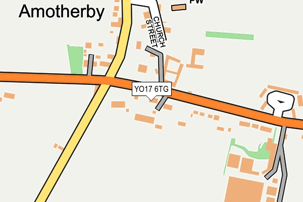 YO17 6TG map - OS OpenMap – Local (Ordnance Survey)