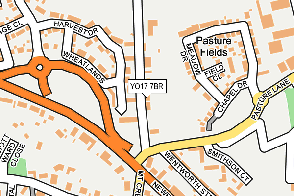 YO17 7BR map - OS OpenMap – Local (Ordnance Survey)