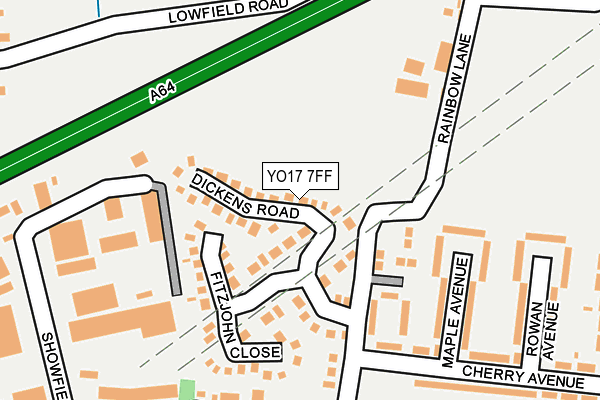YO17 7FF map - OS OpenMap – Local (Ordnance Survey)
