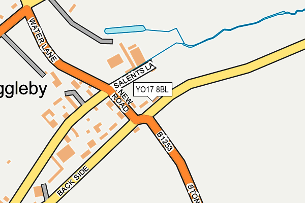 YO17 8BL map - OS OpenMap – Local (Ordnance Survey)