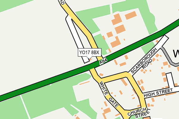 YO17 8BX map - OS OpenMap – Local (Ordnance Survey)