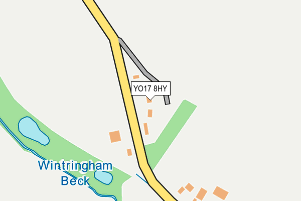 YO17 8HY map - OS OpenMap – Local (Ordnance Survey)