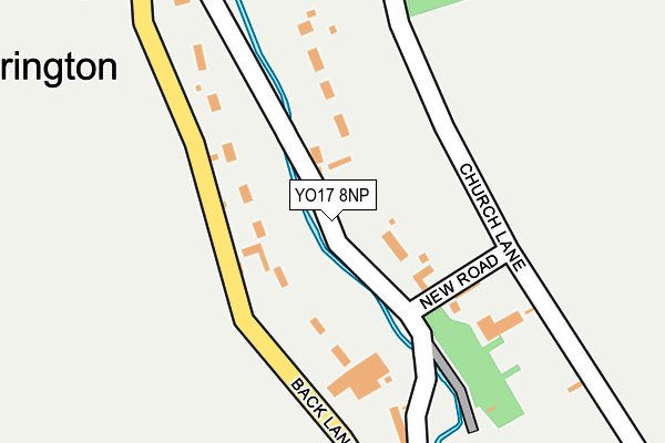 YO17 8NP map - OS OpenMap – Local (Ordnance Survey)