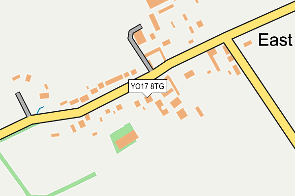 YO17 8TG map - OS OpenMap – Local (Ordnance Survey)