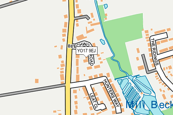 YO17 9EJ map - OS OpenMap – Local (Ordnance Survey)