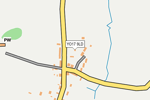 YO17 9LD map - OS OpenMap – Local (Ordnance Survey)