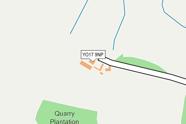 YO17 9NP map - OS OpenMap – Local (Ordnance Survey)