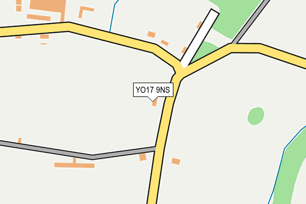 YO17 9NS map - OS OpenMap – Local (Ordnance Survey)