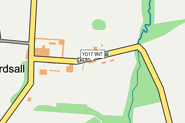 YO17 9NT map - OS OpenMap – Local (Ordnance Survey)