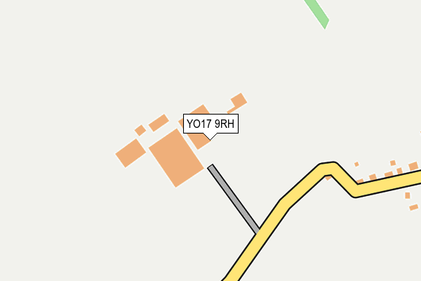 YO17 9RH map - OS OpenMap – Local (Ordnance Survey)