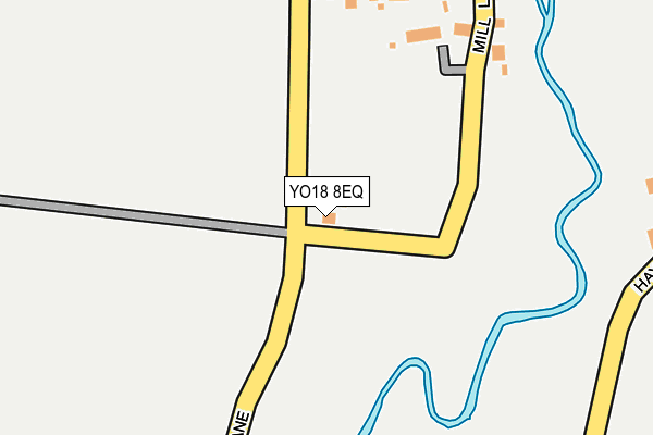 YO18 8EQ map - OS OpenMap – Local (Ordnance Survey)