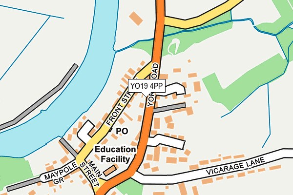 YO19 4PP map - OS OpenMap – Local (Ordnance Survey)