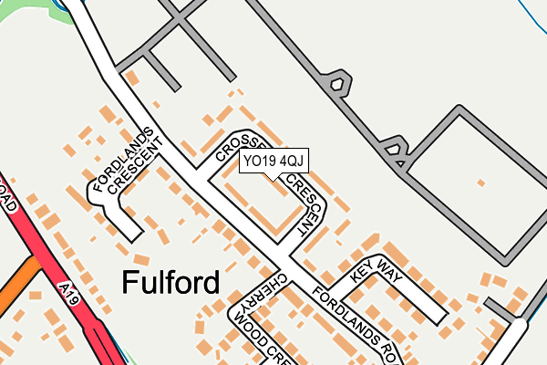 YO19 4QJ map - OS OpenMap – Local (Ordnance Survey)