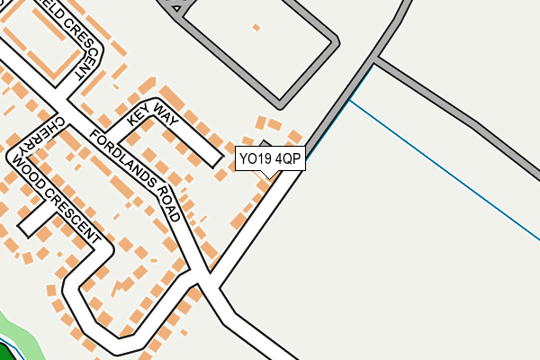 YO19 4QP map - OS OpenMap – Local (Ordnance Survey)