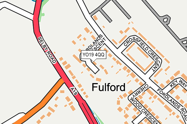 YO19 4QQ map - OS OpenMap – Local (Ordnance Survey)