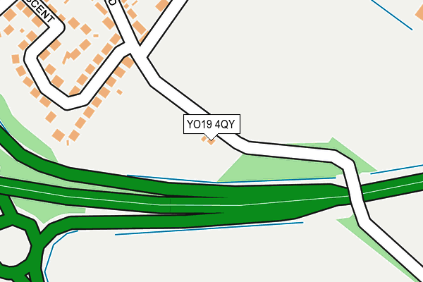 YO19 4QY map - OS OpenMap – Local (Ordnance Survey)
