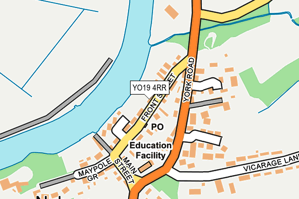 YO19 4RR map - OS OpenMap – Local (Ordnance Survey)