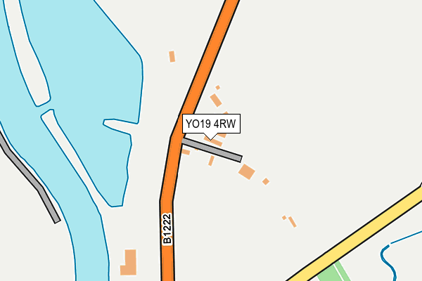 YO19 4RW map - OS OpenMap – Local (Ordnance Survey)