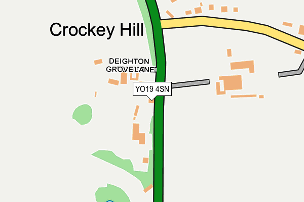YO19 4SN map - OS OpenMap – Local (Ordnance Survey)