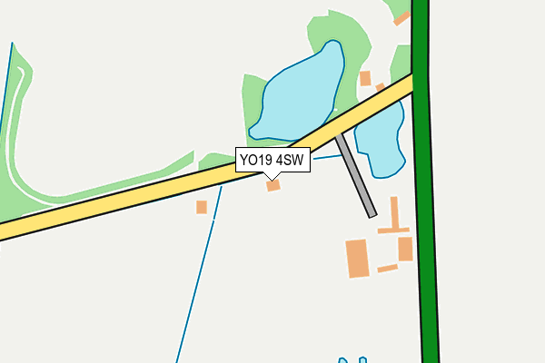YO19 4SW map - OS OpenMap – Local (Ordnance Survey)
