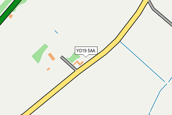 YO19 5AA map - OS OpenMap – Local (Ordnance Survey)