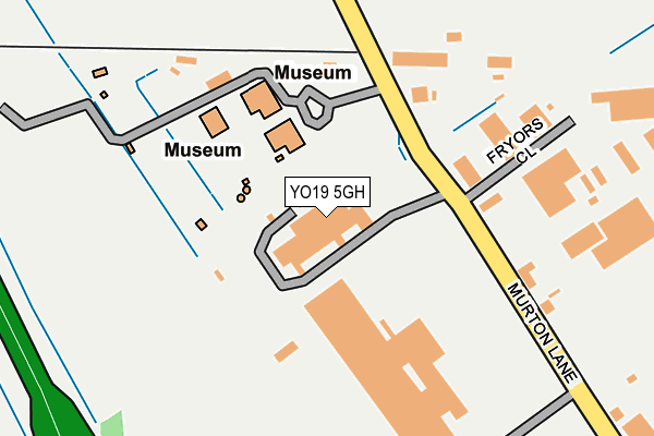 YO19 5GH map - OS OpenMap – Local (Ordnance Survey)
