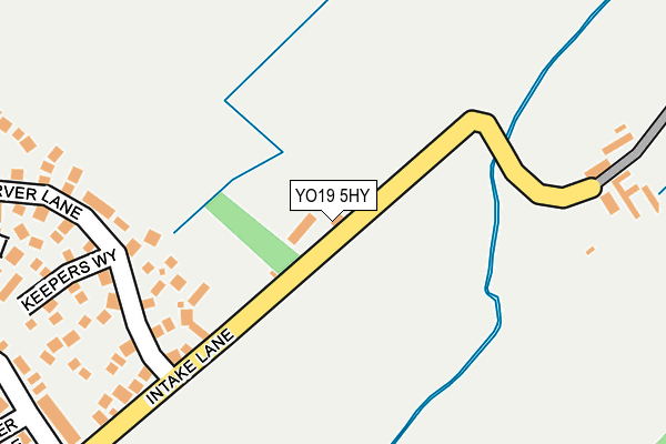 YO19 5HY map - OS OpenMap – Local (Ordnance Survey)