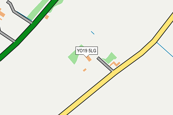 YO19 5LG map - OS OpenMap – Local (Ordnance Survey)