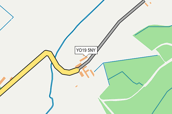 YO19 5NY map - OS OpenMap – Local (Ordnance Survey)