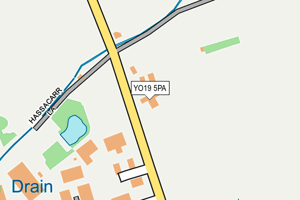 YO19 5PA map - OS OpenMap – Local (Ordnance Survey)