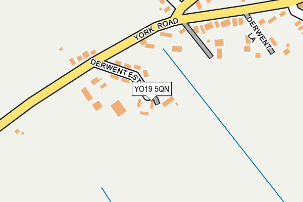 YO19 5QN map - OS OpenMap – Local (Ordnance Survey)
