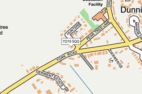 YO19 5QQ map - OS OpenMap – Local (Ordnance Survey)