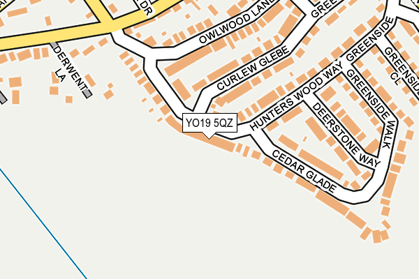 YO19 5QZ map - OS OpenMap – Local (Ordnance Survey)