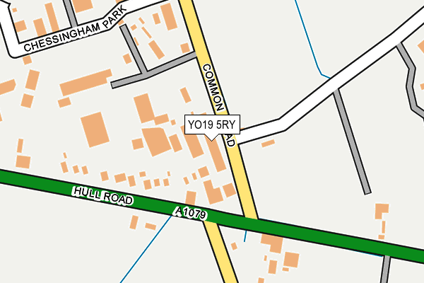 YO19 5RY map - OS OpenMap – Local (Ordnance Survey)