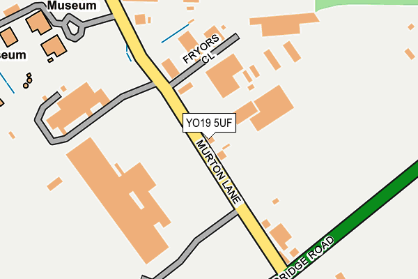 YO19 5UF map - OS OpenMap – Local (Ordnance Survey)