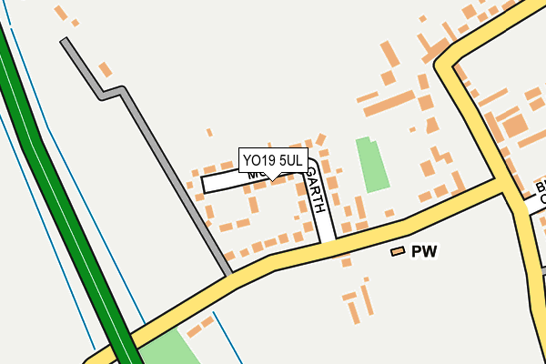 YO19 5UL map - OS OpenMap – Local (Ordnance Survey)