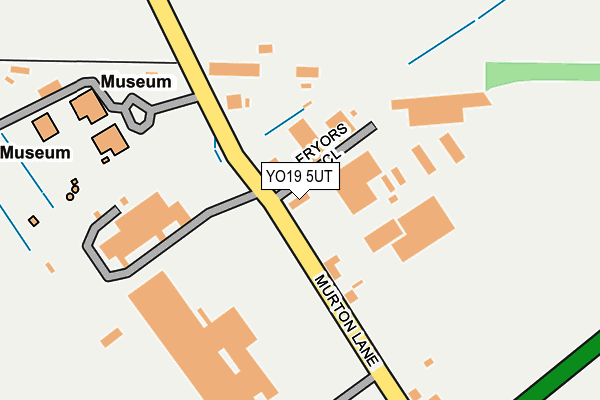 YO19 5UT map - OS OpenMap – Local (Ordnance Survey)