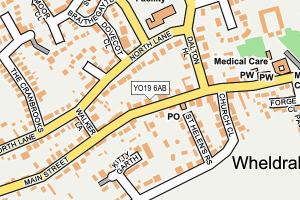 Map of WHELDRAKE TECHNOLOGY AND CARE LTD at local scale